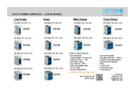 LUTZE Power Supply Overview Flyer - LUTZE Inc