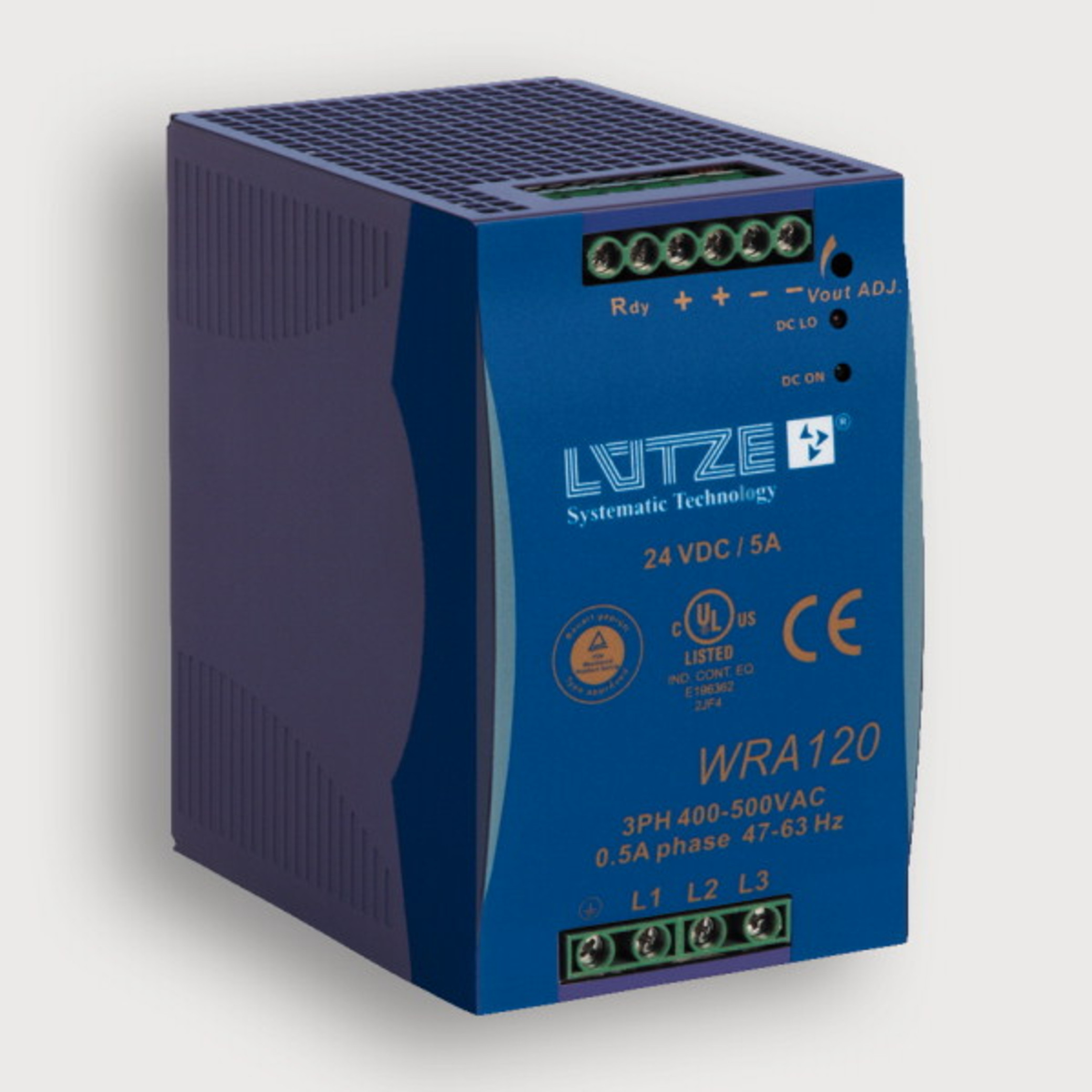722803 - regulated, 120 W, 3-phase 722803 - regulated, 120 W, 3-phase