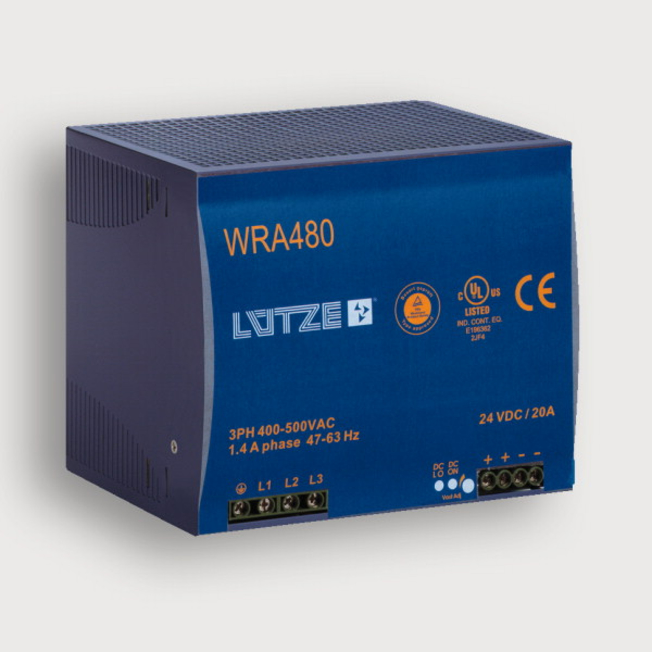 722805 - regulated, 480 W, 3-phase 722805 - regulated, 480 W, 3-phase