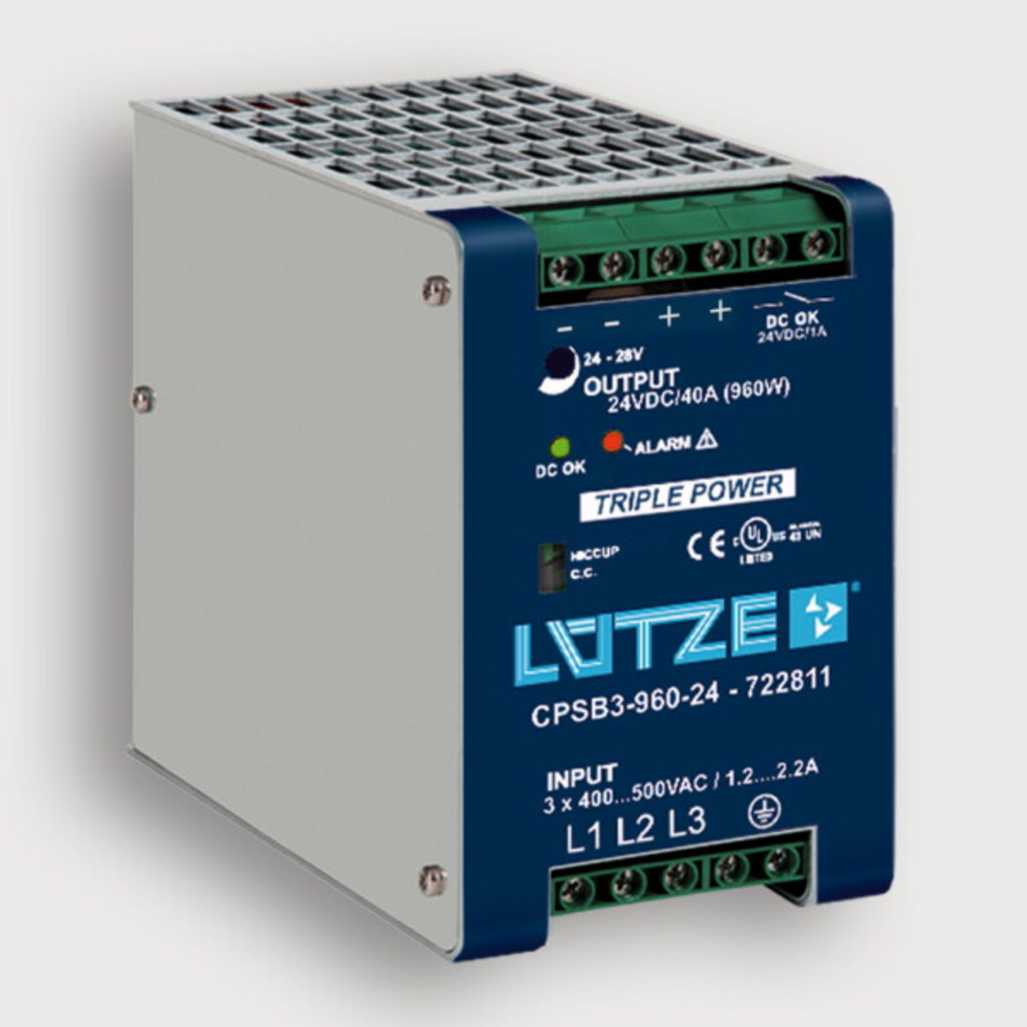 722815 - regulated, 480 W, 3-phase 722815 - regulated, 480 W, 3-phase